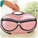 Large Capacity Creative Bra Underwear Storage Box Travel  Bag Portable Organizer Bags With Net 32cm