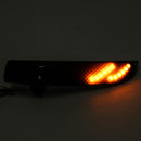 Pair Smoked Dynamic LED Rear View Mirror Turn Signal Lights Yellow For Ford Kuga Ecosport 2013-2019