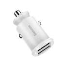 Baseus 3.1A Dual USB Ports Smart Fast Car Charger With LED Indicator For Smart Phone Tablet Camer