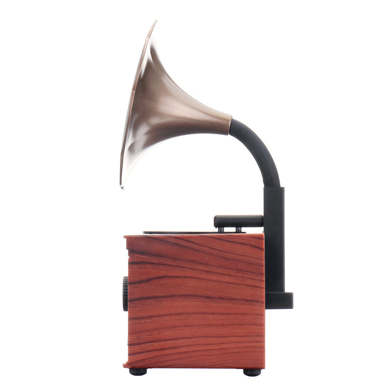 Portable Gramophone Shape Wireless bluetooth Speaker Support TF card AUX U-Disk