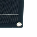 20W Waterproof Solar Panel Matte Texture Car Emergency Charger WIth 4 Protective Corners Dual USB+DC