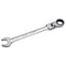 24 mm CR-V Steel Flexible Head Ratchet Wrench Metric Spanner Open End & Ring Wrenches Tool