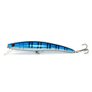 ZANLURE 10pcs/set 11cm 11g Plastic Minnow Wobble Fishing Lure Artificial Hard Crankbait