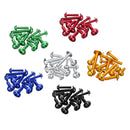 177pcs Motorcycle Fairing Bolt Kit Nuts Fastener Clips Screws For Honda/KawasakiYamaha/Suzuki