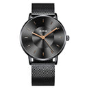 DOM M-1289BK Fashion Men Watch Light Luxury Slim Dial Waterproof Quartz Watch
