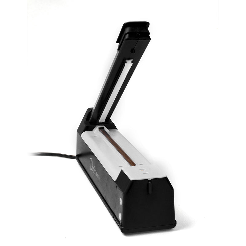 LED 220V Manual Impulse Heater Manual Hand Sealer Heat Sealing Machine Poly Tubing Plastic Bag Sealer