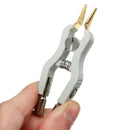 2Pcs Copper Gwinstek LCR Kelvin Test Clip Bridge Test Clip Microresistivity Clip