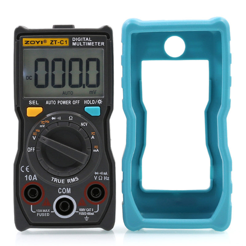 ZT-C1/C2/C3/C4 Digital Multimeter Auto Ranging 4000 Counts TRMS AC/DC Ammeter Voltmeter Ohm Tester LCD Backlight