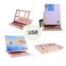Multifunction Paintings Easel Artist Desk Easel Portable Miniature Desk Light Weight Folding Easel For Storage Or During Trips