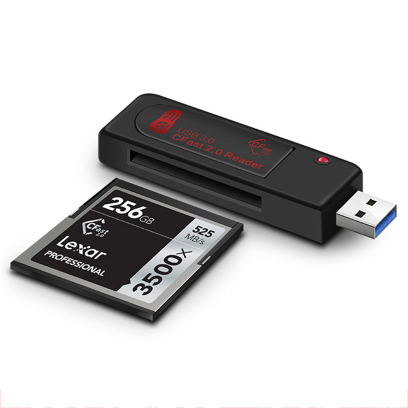 Kawau C302 USB3.0 CFast 2.0 Card Reader Dedicated Memory Card Reader for Canon 1DX C300 XC10 Professional SLR Camera