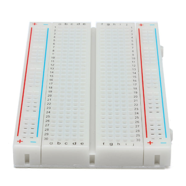 5pcs 8.5 x 5.5cm White 400 Holes Solderless Breadboard For