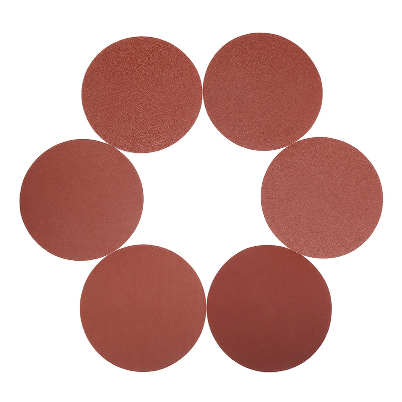 60pcs 6 Inch 80-400 Grit Sand Paper 150mm Aluminum Oxide Sanding Polishing Disc Sandpaper Abrasive Tool