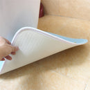 3Pcs Bathroom Cartoon Flannel Toilet Pad Digital Printed PVC Latex Bottom Anti-slip Floor Mat Set