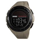 SKMEI 1405 Solar Power Digital Watch Stopwatch Luminous Display Alarm Calendar Outdoor Sport Watch