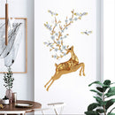 Miico SK9345 Golden Deer Painting Sticker Wall Sticker Home Decorative Sticker Removable Sticker