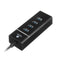 BIAZE HUB9 Aluminum Alloy USB 3.0 to 4-Port USB 3.0 OTG Hub Adapter 1M