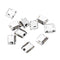 10pcs Micro 5PIN USB Type B Female Socket Connector Charging Socket USB Socket Interface Connector