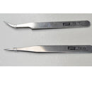 Stainless Steel Elbow Tip Clamp Handmade DIY Gadget Tweezers Clips Mobile Repair Tools