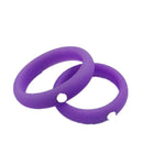 5MM Colorful Environmental Silicone Ring Rhinestones Couple Rings Wedding Gift for Men for Women