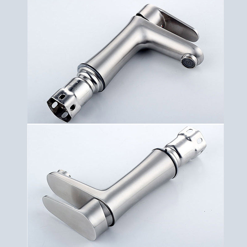 Stainless Steel Faucet Modern Chrome Bathroom Bath Water Faucet Basin Mixers Tap