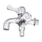 Wall Mount Single Cold Washing Machine Faucet 1/2'' Double Spouts 2 Handles Water Tap Garden Faucet Bathroom Bibcock Tap