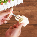 4 Sets Mooncake Pastry Press Mold 100g 50g DIY Flower Pattern Mould Decor w/ 20 Stamps Round Square