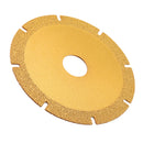 Drillpro 100mm/110mm 8T Diamond Saw Blade Silicon Carbide Slotted Cutting Disc For Marble Ceramic