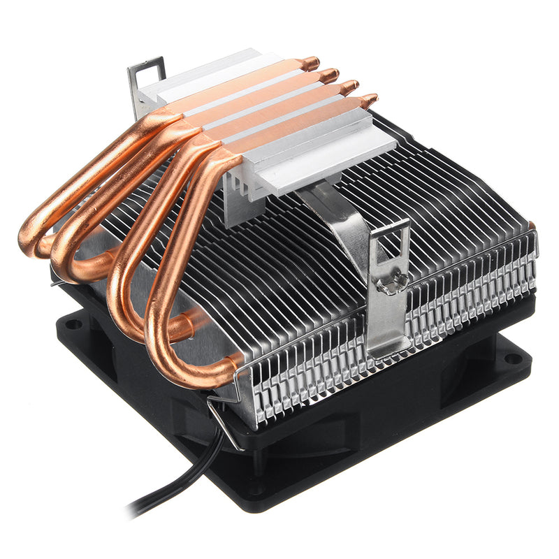 4Pin CPU Cooler 4 Heatpipe LED RGB Cooling Fan For LGA 775 1155 1156 1150 1366 AMD