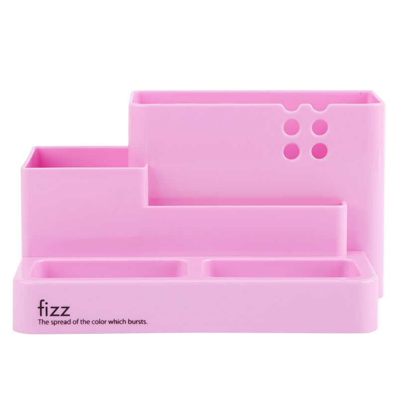 Fizz BT5950 Creative Multifunctional Pen Holder Desktop Stationery Storage Box Cosmetics Makeup Brushes Sundries Organizer Office School Supplies
