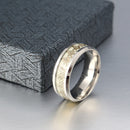 Punk Stainless Steel Luminous Ring Cool Men's Ring Jewelry for Unisex