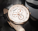 REBIRTH RE203 Casual Style Women Wrist Watch Decorative Little Dials Quartz Watch