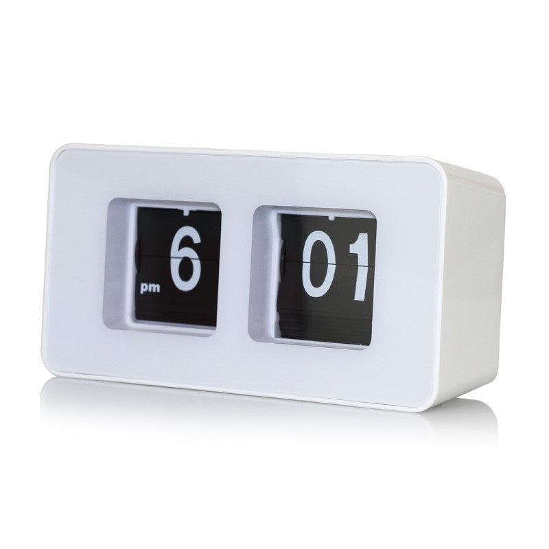 Retro Flip Classic Stylish Desk Auto Modern Clock