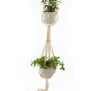 Flower Pot Holder Macrame Plant Hanger Hanging Planter Basket Jute Braided Rope Decorations