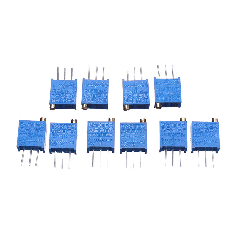 10pcs 3296W 5K ohm Trimpot Trimmer Potentiometer