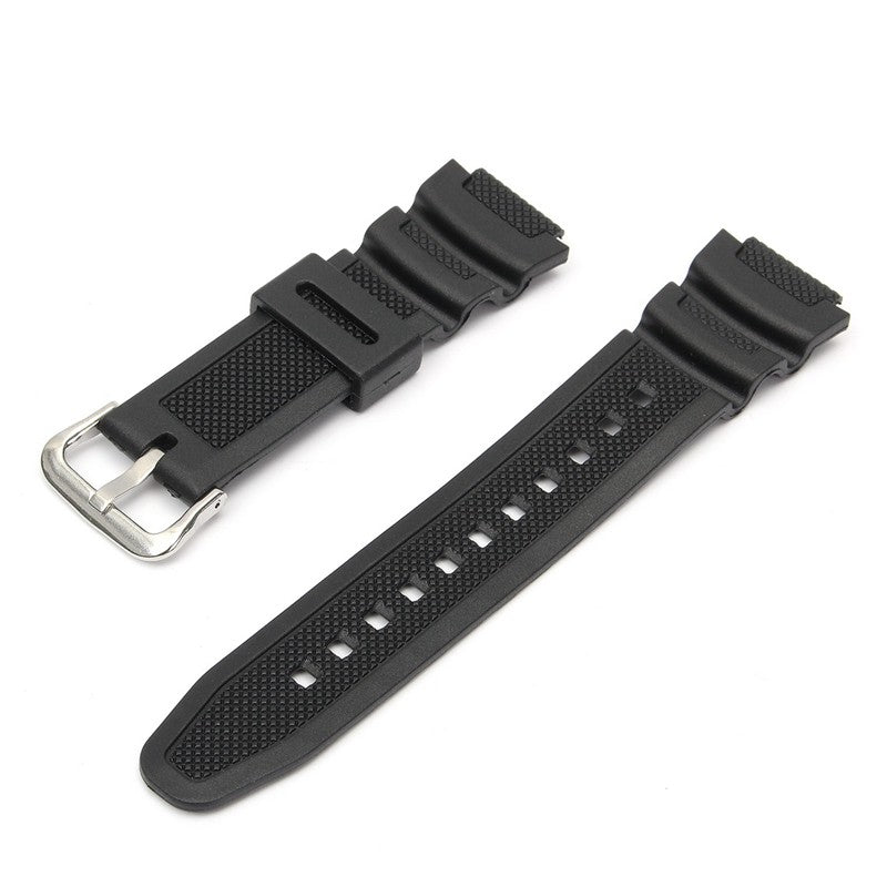 18mm Original Watch Strap Band For Casio SGW-300H SGW-400H SGW-300 SGW-400 Black