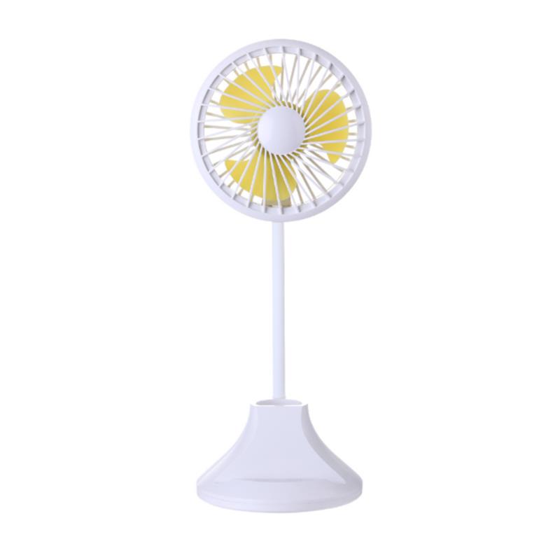 Well Star WT-D8 Portable Mini Fan  Multifunctional Desk Lamp Fan USB Rechargeable Small Fan Desktop Handheld Fan Base Pens Phone Holder For Home Office Student Dormitory