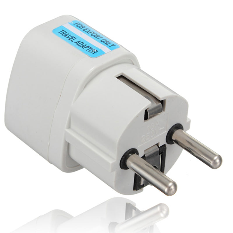 Universal AU US UK to EU Europe Plug AC 250V Power Travel Adapter Plug