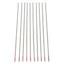 10Pcs 2% Thoriated WT20 Red TIG Welding Tungsten Electrode 0.04inch x 6inch (1.0mmx150mm)