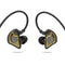 Bakeey X62 Graphene Double Dynamic Driver Earphone 3.5mm Wired In-ear Heavy Bass Stereo Earbuds with Mic