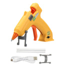 3.7V 12W Cordless Hot Melt Glue G-un USB Rechargable Melt Glue G-un Graft Repair Heat G-un Pneumatic DIY Tools