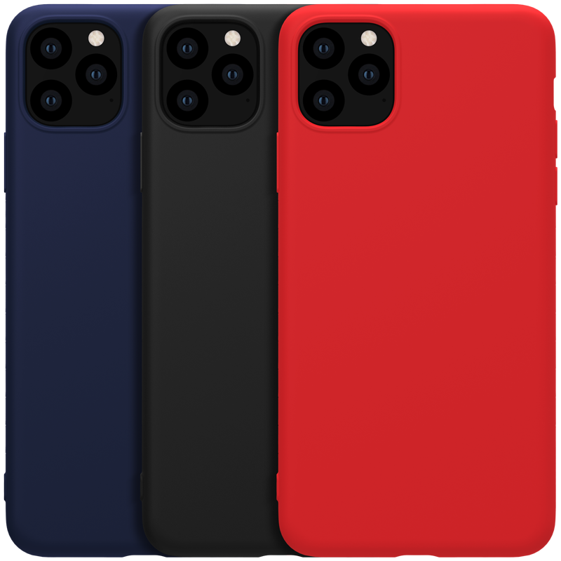 NILLKIN Smooth Shockproof Soft Rubber Wrapped TPU Protective Case for iPhone 11 Pro Max 6.5 inch