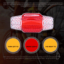 BIKIGHT Intelligent Turn Signal Brake Bike Light USB Rechargeable Taillight COB LED