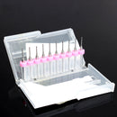 Drillpro DB-P3 10pcs 1.0mm Carbide Micro PCB Drill Bit CNC Jewelry Rotary Tool For PC Boards