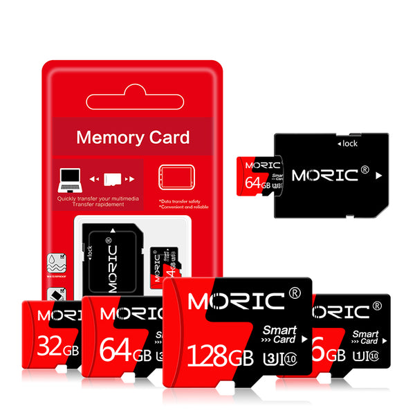 MORIC TF Card Memory Card 32GB 64GB 128GB Pendrive Class 10 U1 U3 TF Flash Card