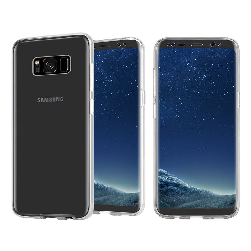 Full Body Transparent Touch Screen TPU Case For Samsung Galaxy S8