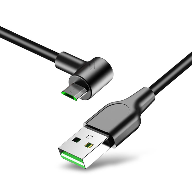 Bakeey High-speed 5A Micro USB Elbow Double-sided Plug-in Fast Charging Gaming Data Cable For Xiaomi Mi4 Redmi 7A Redmi 6Pro OUKITEL Y4800