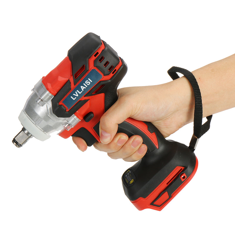 18V 520N.m. Li-Ion Cordless Impact Wrench Driver 1/2'' Electric Wrench Replacement for Makita Battery