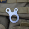 3 Hole EDC Survival Buckle Multi-purpose CNC Stainless Outdoor Knotting