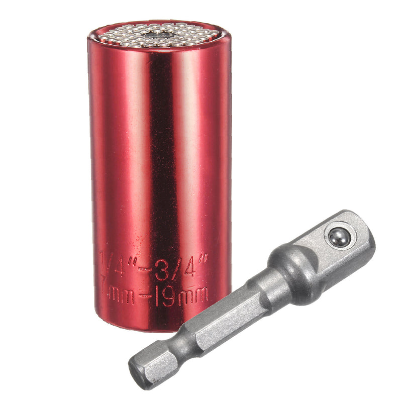 7-19mm Socket Adapter With 3/8 to 1/4 Inch Power Drill Adapter