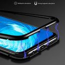 Bakeey Flip 360 Magnetic Adsorption Metal Tempered Glass Protective Case for Huawei Honor 8X